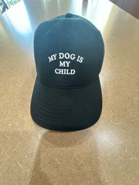 Mighty Fine 'My Dog Is My Child' Embroidered Adjustable Baseball Hat